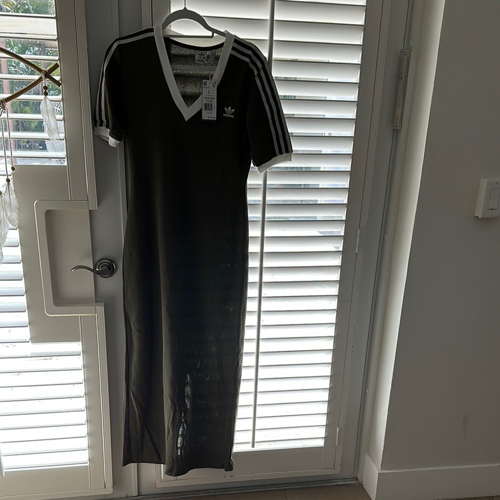 Adidas Green Winter Maxi Dress